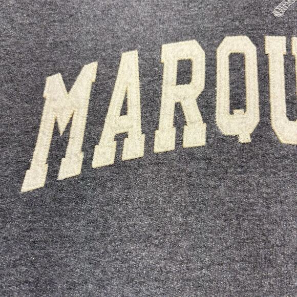 VTG Marquette Golden Eagles CHAMPION Reverse Weave Gray Crew Sweatshirt Size L - Picture 9 of 14
